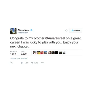 Steve Nash - @SteveNash(Photo: Steve Nash via Twitter)