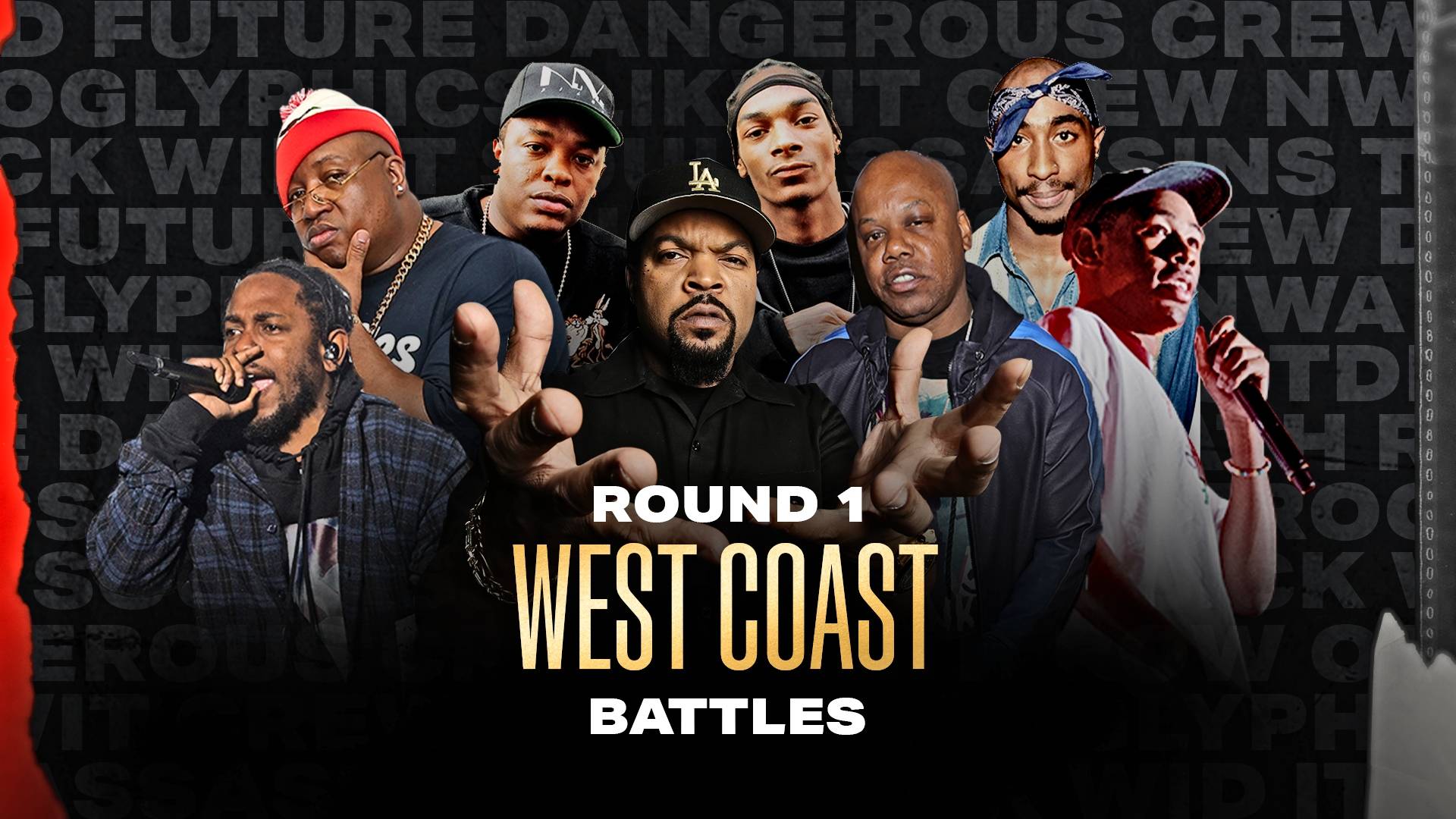 east coast rappers vs west coast rappers