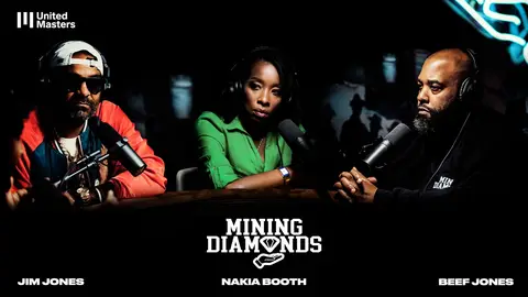 Jim Jones, Nakia Booth and Beef Jones, host and co-hosts of the Mining Diamonds Podcast. 