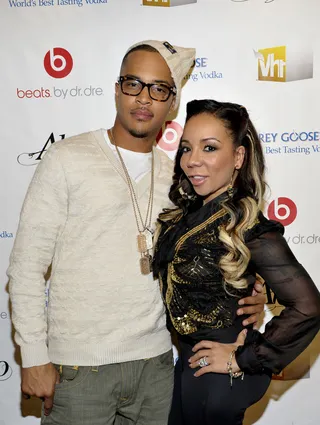 The Happy Pair\r - T.I. and Tiny are all smiles as they attend the premier screening of their sure-to-be hit reality show, T.I. &amp; Tiny: The Family Hustle at Yotel hotel in New York City. (Photo: Michael N. Todaro/Getty Images)