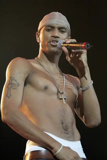 trey songz before and after muscle