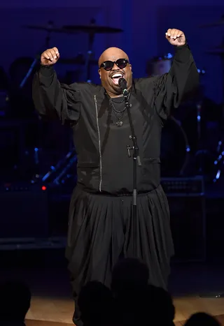 The Music Man - Cee Lo Green performs onstage during The Music of David Byrne &amp; the Talking Heads at Carnegie Hall in New York City.&nbsp;(Photo: Larry Busacca/Getty Images)&nbsp;