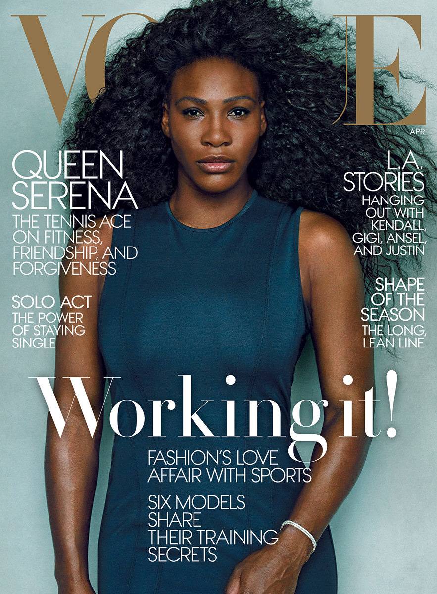 Serena Williams on Vogue