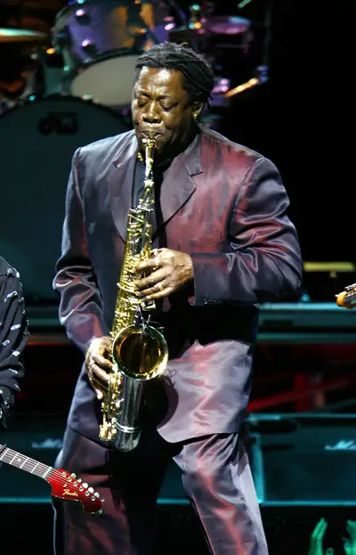 Clarence Clemons - Clarence &quot;The Big Man&quot; Clemons Jr.&nbsp;was world renowned as the powerful saxophone player in&nbsp;Bruce Springsteen's E Street Band.&nbsp;The famed musician also rocked out with&nbsp;Aretha Franklin&nbsp;and was inducted into the Rock and Roll Hall of Fame posthumously this past April along with the rest of the E Street Band.&nbsp;(Photo: Frank Micelotta/ImageDirect/Getty Images)