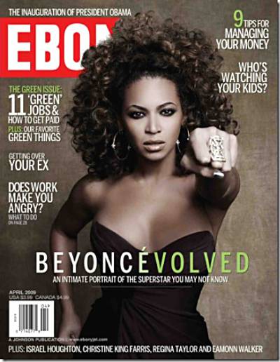 Foxy Lady - Bey opens up to Ebony magazine in their April 2009 issue. Unlike most of the star's interviews, this time she gave a deeper peek into her personal life, like what it's like being Jay-Z's wife.&nbsp;(Photo: Ebony Magazine)