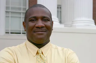 Lawrence Webb\r - Webb is the first openly gay African-American elected in the state of Virginia. Lawrence was elected to the Falls Church City Council in 2008 after his first run for political office.\r(Photo: Vote Falls Church)