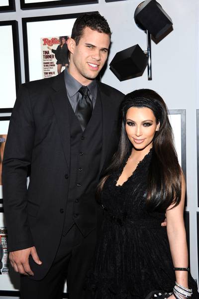 Kris Humphries and Kim Kardashian  - Kardahian, who’s been linked to Ray J, Reggie Bush and Kanye West, is now engaged to be married after just six months of dating New Jersey Nets forward Kris Humphries. Tune into the new season of Keeping Up With the Kardashians to witness the proposal and that 20.5-carat Lorraine Schwartz sparkler you’ve been hearing about.(Photo: Angela Weiss/Getty Images)