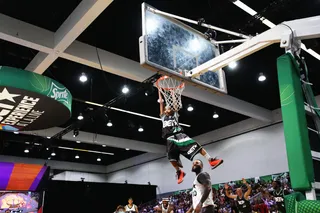 The Lil Homie Miles Brown With The Assisted Yam From The Game - (Photo: Bennett Raglin/Getty Images for BET)&nbsp;
