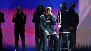 Quavo performs onstage during the 65th GRAMMY Awards at Crypto.com Arena on February 05, 2023 in Los Angeles, California.  