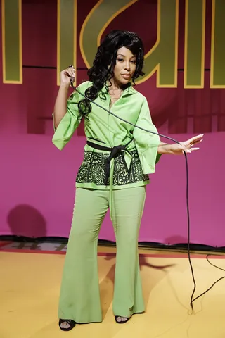 K. Michelle strikes a pose as she guest stars as Martha Reeves. - (Photo: Jace Downs/BET)