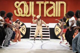 The &quot;Soul Train&quot; gang shows how it's done. - (Photo: Jace Downs/BET)