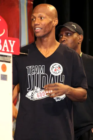 Khan-Judah - Zab Judah preparing for the weigh-in Friday at the Mandalay Bay Events Center.&nbsp;(Photo: Marcus Vanderberg)