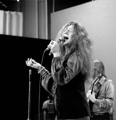 Janis Joplin - Rock &amp; Roll singer Janis Joplin rose to prominence in the late '60s. With her bluesy vocal style, Joplin became an inspiration to many singers who came after her. She died when she was 27.(Photo: CBS/Landov)