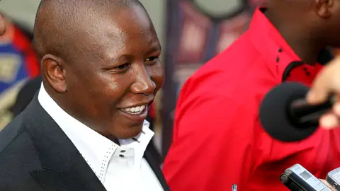 2011 – Malema Under Fire - Scandal occupies the ANC after Youth League leader Julius Malema is slapped with a five-year suspension from the party for “sowing division” and “bringing the party into disrepute” after he supported regime change in Botswana and promoted an anti-white apartheid-era song. (Photo: 2010 FIFA World Cup Organising Committee South Africa)