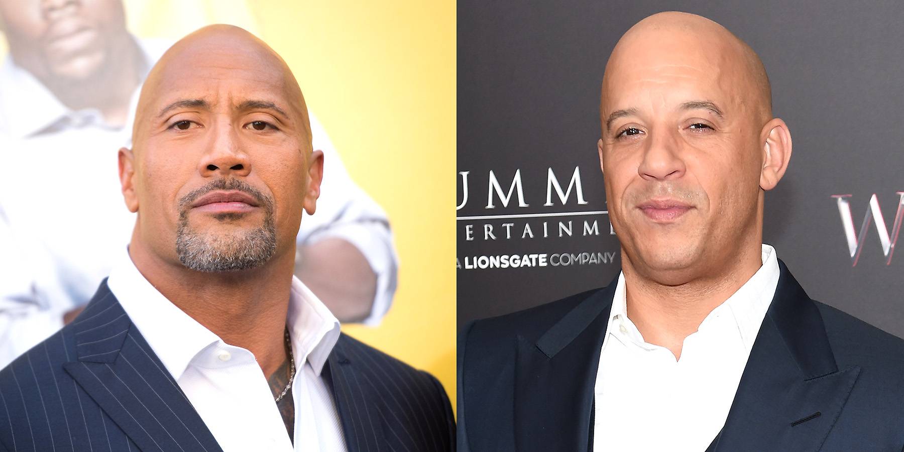Feuding and Furious The Rock and Vin Diesel Are Reportedly Ready to