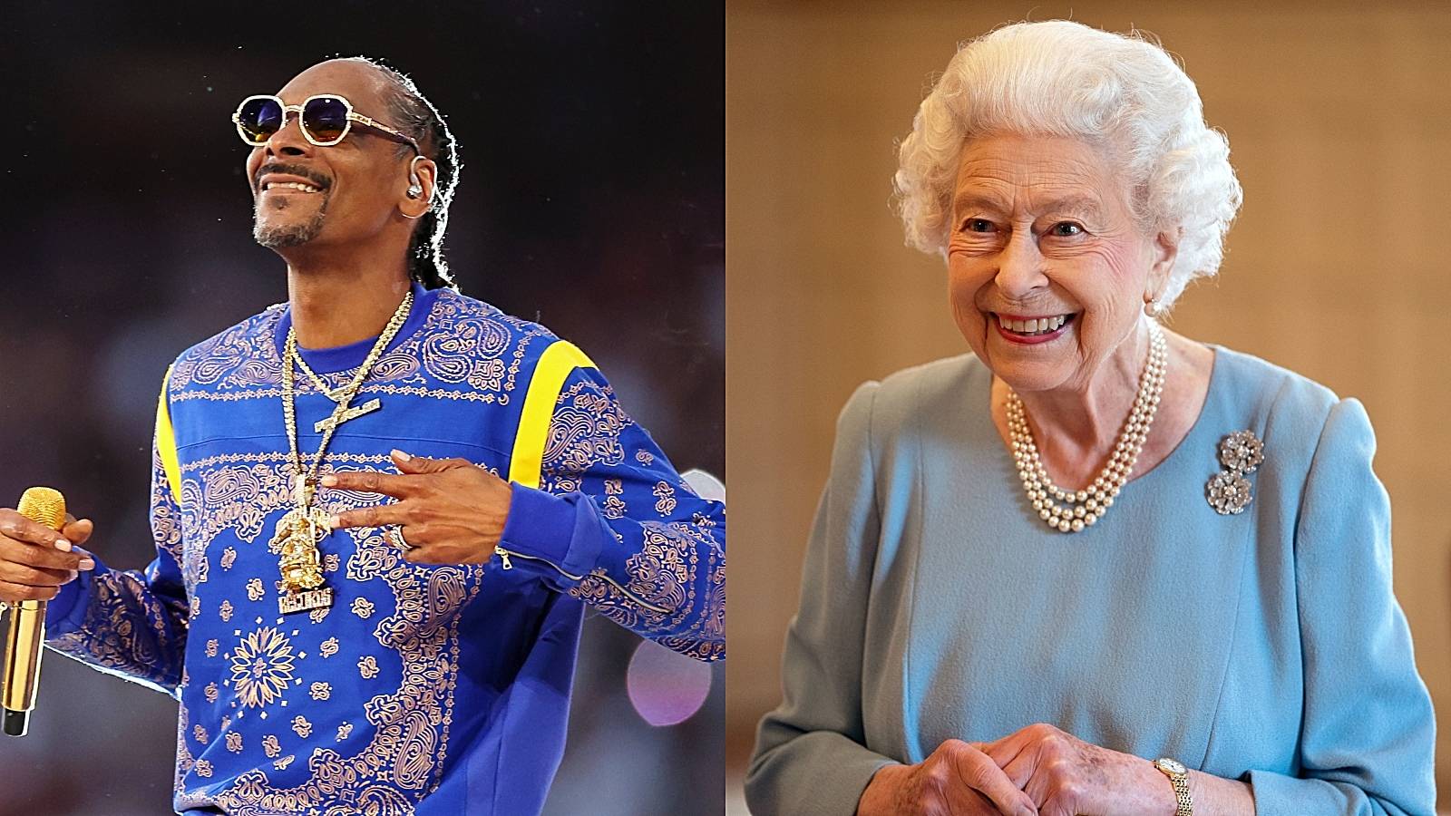  Queen Elizabeth, Snoop Dogg  