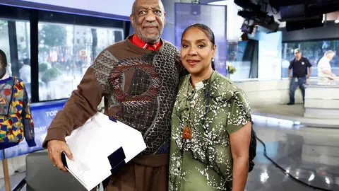 TODAY -- Pictured: (l-r) Bill Cosby and Phylicia Rashad appear on NBC News' "Today" show -- (Photo by: Peter Kramer/NBC/NBC Newswire/NBCUniversal via Getty Images)