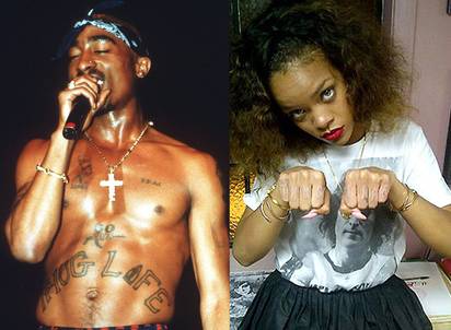 Throw It Up - - Image 4 from All Eyez on Me: Rihanna's Best Tupac Tributes  | BET