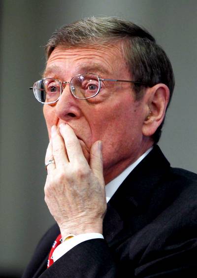 Love Child - Former Sen. Pete Domenici disclosed that he fathered a secret child in the 1970s with the 24-year-old daughter of one of his colleagues, former U.S. Sen. Paul Laxalt.   (Photo: Alex Wong/Getty Images)