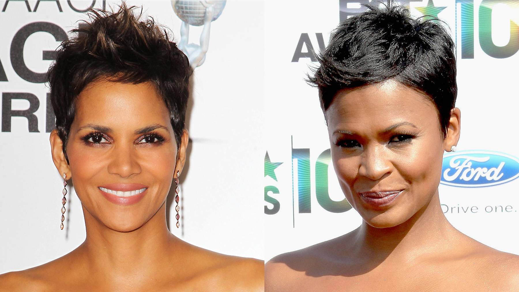 Halle Berry and Nia - Image 9 from Celebrity Hair Twins | BET