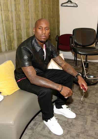 Something Light - Even just hanging backstage at 106 actor Tyrese looks silver screen appropriate.&nbsp;(Photo: Bennett Raglin/BET/Getty Images for BET)