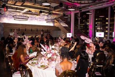 Packed House! - Guests sit down to enjoy the dinner at the Pynk Awards gala! (Photo: Calvin Gayle @calvingproductions)