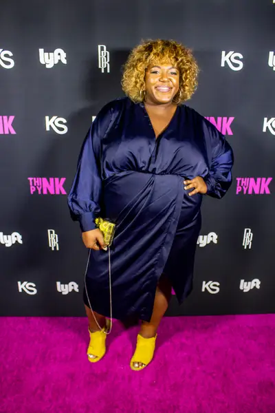Danielle Young - Producer and media personality&nbsp;Danielle Young poses on the &quot;Pynk&quot; carpet! (Photo: Calvin Gayle @calvingproductions)
