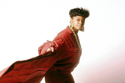 Roxanne Shante - Ask any female MC who they were inspired by, and so many times you will get the answer, Roxanne Shante. At the tender age of 14, Roxanne Shante released "Roxanne's Revenge," a response record to UTFO's "Roxanne, Roxanne." The Queensbridge MC was one of the first commercially successful females in hip hop.  (Photo by Michael Ochs Archives/Getty Images)