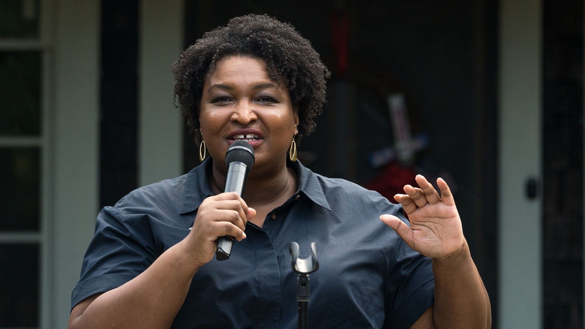 Stacey Abrams Warns Of Voter Suppression In Georgia As Early Ballot ...