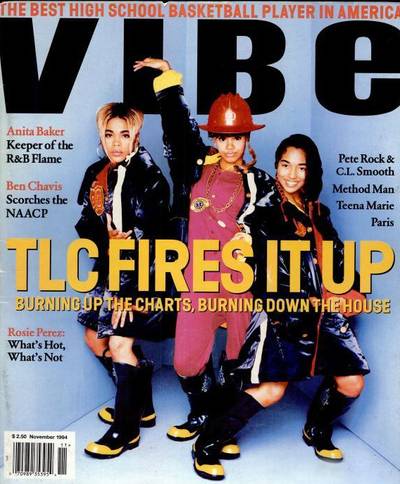 Bye, Silk Pajamas - Left Eye really did have a sense of humor. Just months after Left Eye burned down the mansion she shared with then boyfriend Andre Rison, she appeared with her band mates for a tell-all and this iconic cover in the same month CrazySexyCool was released.(Photo: VIBE Magazine, November 1994)