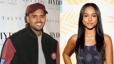 Chris Brown and Karrueche Tran - The relationship between these two over the past several years has played out like a storyline on Love &amp; Hip Hop. Chris and Kae have been on-again, off-again for years, with public fights and rekindled romances along the way. Kae gave Chris another chance after his shameless fling with Rihanna, but finally washed her hands of the singer after he got Texas model Nia Guzman pregnant and found out he was a father. Things boiled over between the two earlier this month, when Karrueche put Chris on blast for shouting her out in his latest single &quot;Back to Sleep,&quot; and Chris responded by shading her &quot;talent&quot; at booking club appearances and straight-to-DVD roles. Ouch!(Photos from left: Imeh Akpanudosen/Getty Images, Rochelle Brodin/Getty Images)