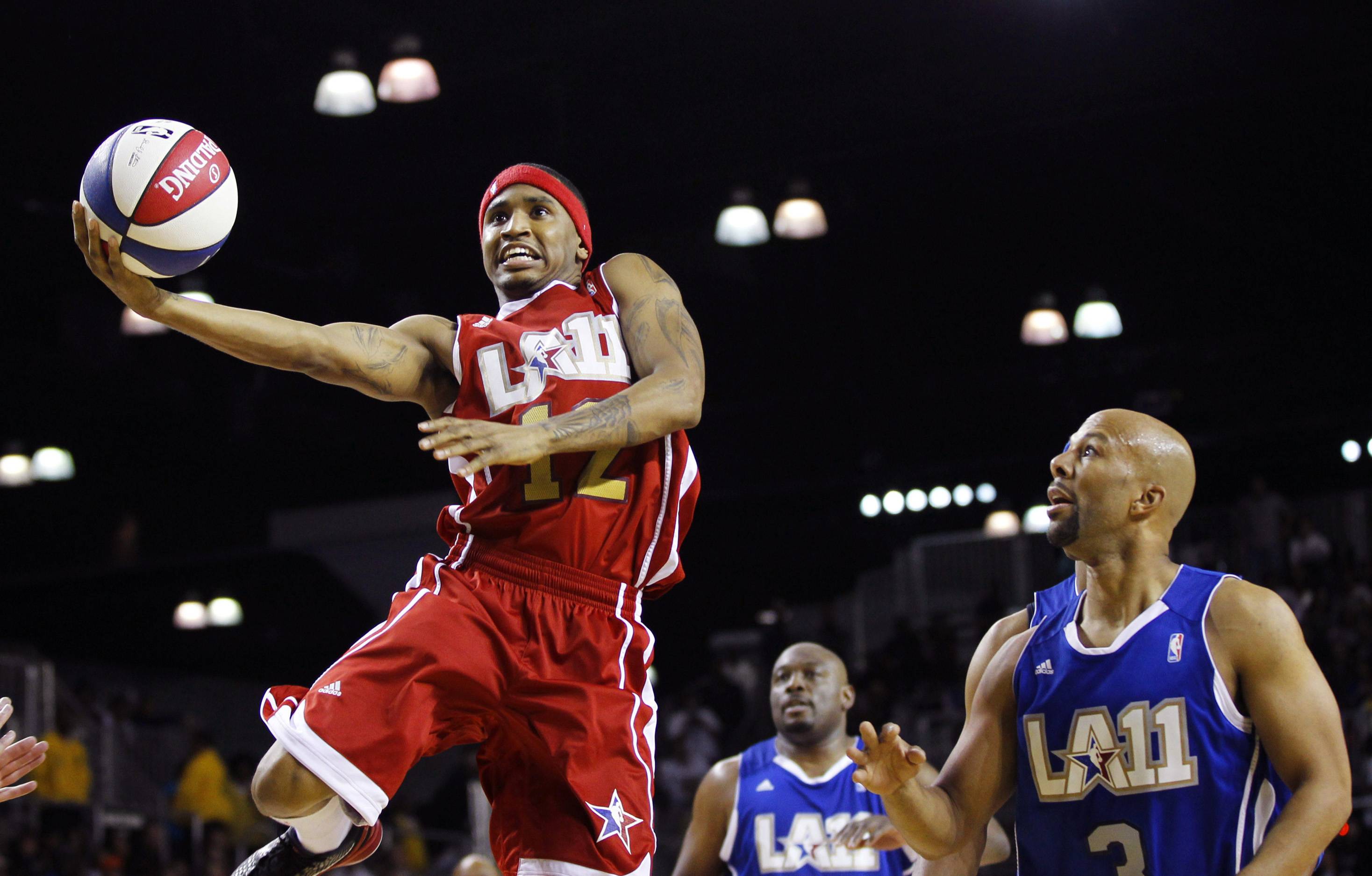 NBA All-Star Celebrity Game: Common, Ne-Yo, Trey Songz Hooping It