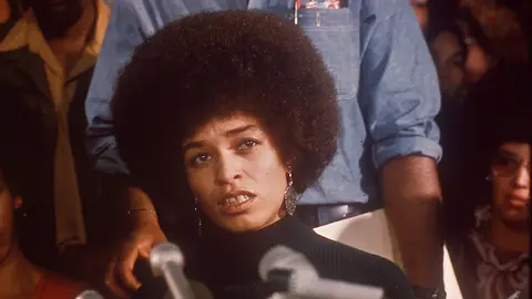 Black Panther - Angela Davis was an outspoken and prominent member of the Black Panther Party in the '60s &amp; '70s.(Photo: UPI Photo/Landov)