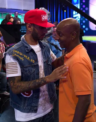 Let Me Say This - Swizz Beatz and Stephen Hill at BET's 106 &amp; Park. (Photo: John Ricard / BET)
