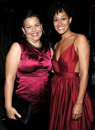 Leading Ladies  - BET Networks CEO Debra Lee and Reed leading lady Tracee Ellis Ross attend the VIP screening of BET's newest original comedy Reed Between the Lines.(Photo: Fernando Leon/PictureGroup)