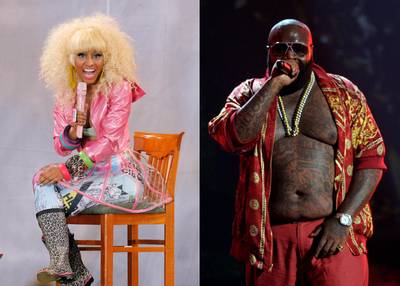 October 7, 2011: Ross Releases &quot;You the Boss&quot; With Nicki Minaj - Rozay joined forces with the one and only Nicki Minaj for a sexy new single, &quot;You the Boss,&quot; originally intended for his much-anticipated fifth album, God Forgives, I Don't.(Photos: Jemal Countess/Getty Images; Kevin Winter/Getty Images)