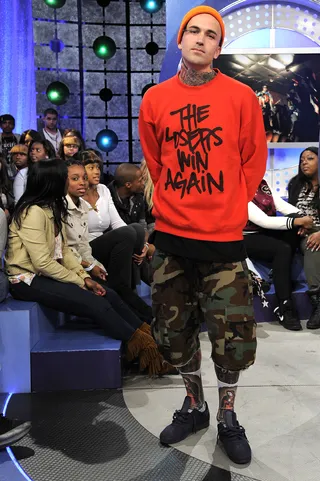 Word Up! - Yelawolf stands tall and talented at BET's 106 &amp; Park.&nbsp; (Photo: John Ricard / BET)