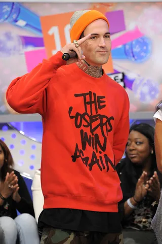 Off the Dome - Yelawolf reminds the FF contestants that it's all in your mind at BET's 106 &amp; Park.&nbsp; (Photo: John Ricard / BET)