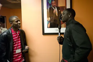 CEO Status - BET.com interviews Akon backstage at BET's 106 &amp; Park. (Photo: John Ricard / BET)