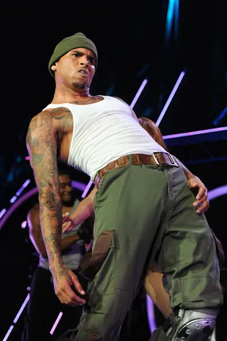 Chris Brown on leaked nude pictures&nbsp; - “It was an out-of-the-shower shot.”&nbsp;(Photo: Larry Marano/INFevents.com)