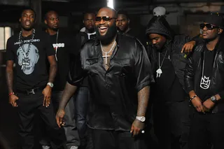 Rick Ross (@rickyrozay)  - TWEET: &quot;#thebossback… stonger than Ive ever been.. richer than I ever wuz..&quot;Rozay announces his return after a health scare earlier this month.&nbsp;(Photo: Brad Barket/PictureGroup)