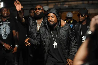 October 10, 2011: Wale Kills It at BET Hip-Hop Awards - Wale and his black-clad MMG compatriots spit standout bars at The Cipher at last year's BET Hip-Hop Awards. (Photo: Brad Barket/PictureGroup)