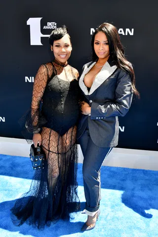 La'Myia Good and Vanessa Simmons - (Photo: Paras Griffin/VMN19/Getty Images for BET)&nbsp;