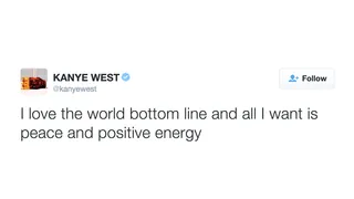 Thanks for clearning that up. - (Photo: Kanye West via Twitter)