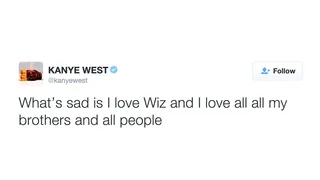 If that's love... - (Photo: Kanye West via Twitter)