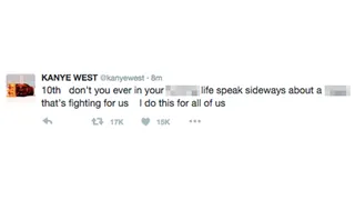 #OnIt - (Photo: Kanye West via Twitter)