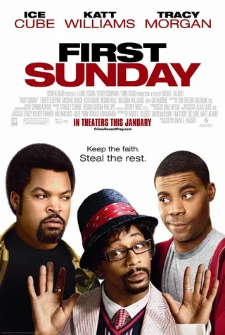 First Sunday, Monday at 6P/5C - Ice Cube and Tracy Morgan are about their sanctified life. Encore on Tuesday at 10A/9C.&nbsp;(Photo: Sony Pictures)