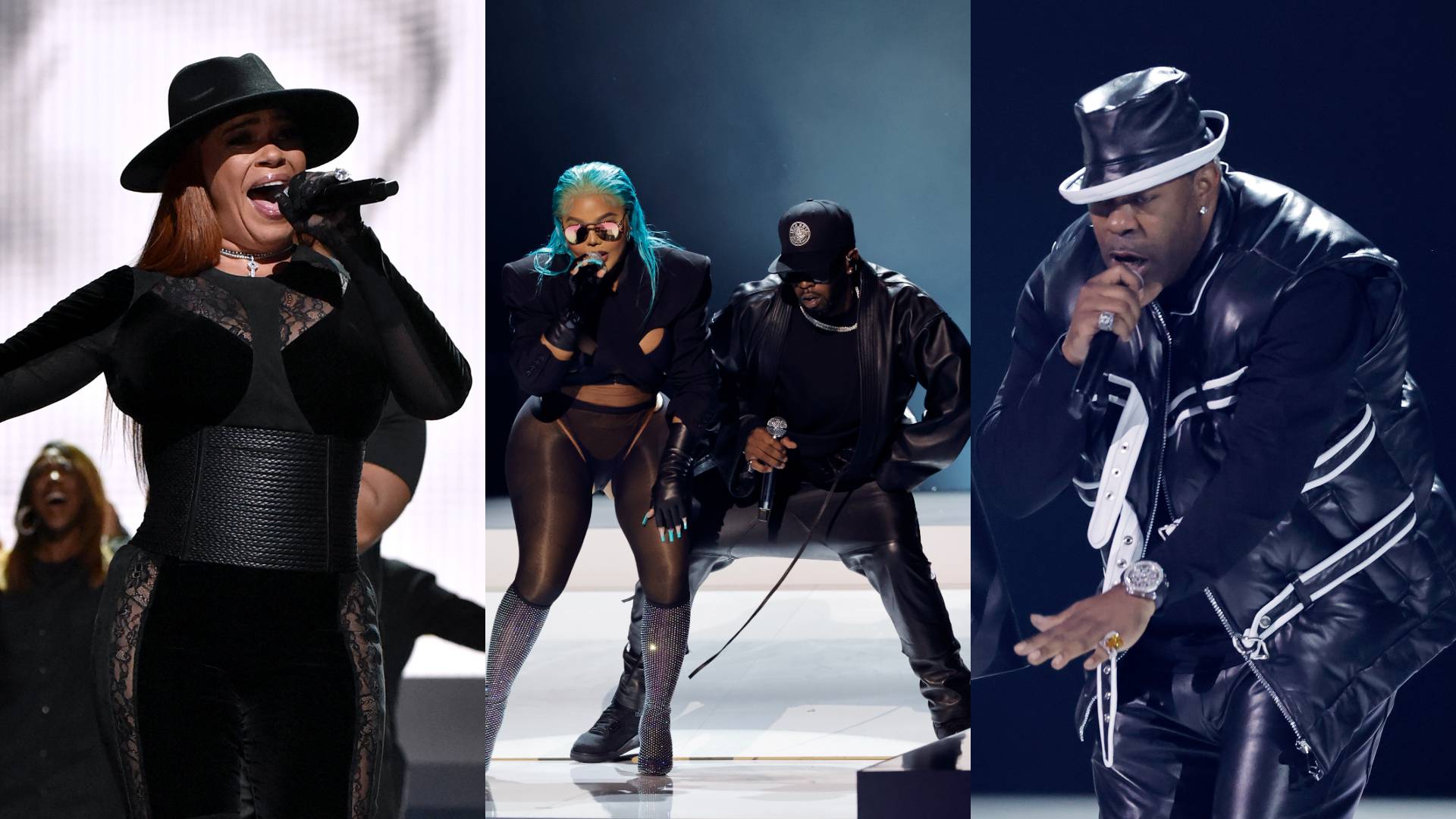 BET Awards 2022: Lil' Kim, Faith Evans, And More Perform In All Black Ensembles To Showcase Unity And Honor Diddy!