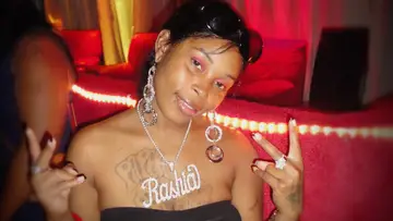 Rashia Wilson on American Gangster: Trap Queens on BET+ 2021.