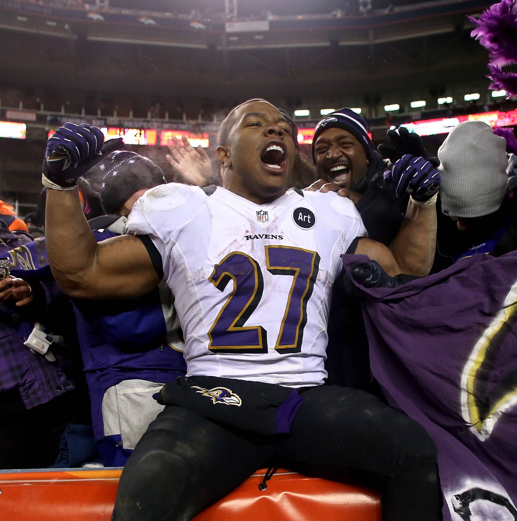 Baltimore Ravens fans loyal to Ray Rice, critical of NFL at